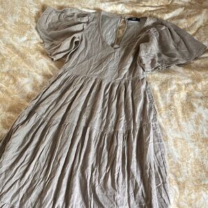 Able Taupe Maxi Dress